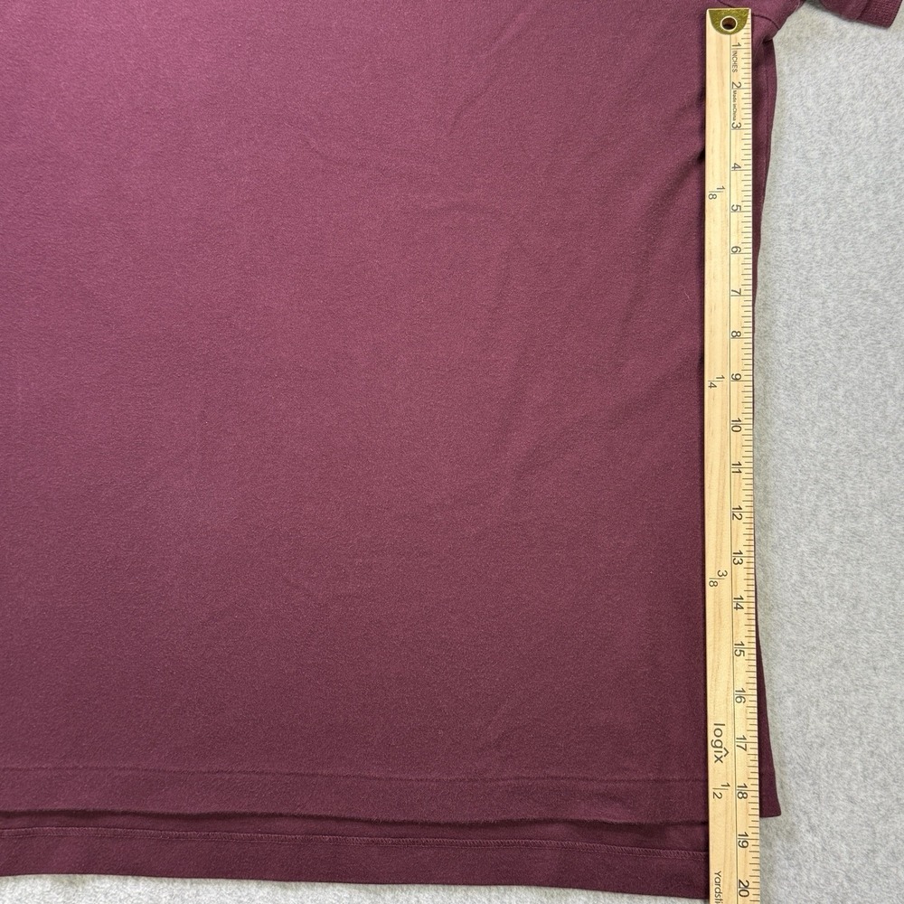 Polo Ralph Lauren Polo Shirt XXL Maroon Classic Fit‎ Vintage Prep Ivy Style - Picture 6 of 7